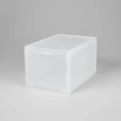 Small Stackable Bins Front Opening Clear Plastic - Brightroom™ -Our Tidy Space Sales GUEST d14984ec d883 4043 91a2 cad190d9ba3c