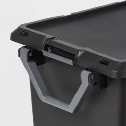 32gal XL Wheeled Latching Storage Tote Black - Brightroom™ -Our Tidy Space Sales GUEST d4e30d28 10f6 47a4 b0bc 99835eb0aa42