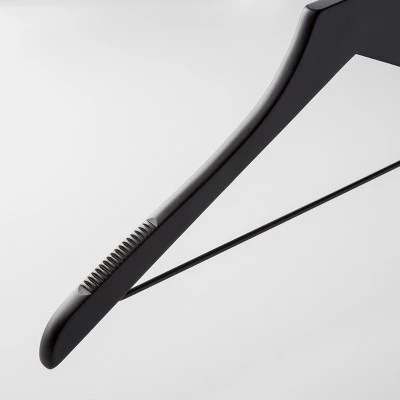 24pk Wood Suit Hangers - Brightroom™ Natural 4 24pk Wood Suit Hangers - Brightroom™ Natural - Image 2