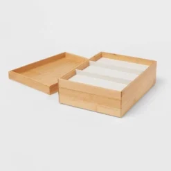 9" x 12" Stackable Bamboo Accessory Tray - Brightroom™ -Our Tidy Space Sales GUEST dbfe0d6f 1c5b 4ccd a8a9 a879eda1c6a5
