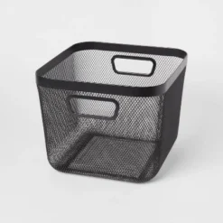 Metal Mesh Bin Black - Brightroom™ 8 Metal Mesh Bin Black - Brightroom™ -Our Tidy Space Sales GUEST ddd4a9ec 86e5 4dd5 b65f 6aa82d39e720