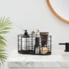Divided Wire Basket with Wood Handle Black - Brightroom™ -Our Tidy Space Sales GUEST ec6ac29d 2874 40e8 b27a d339a1a59f7b