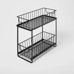 Two Tiered Slide Out Organizer - Brightroom™ Black -Our Tidy Space Sales GUEST eec36ea2 4ac0 4ad7 aa69 b2e0b7bd15f6